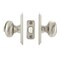 Delaney Hardware Italian Collection Santo Satin Nickel Bed/Bath Door Knob 362601 - alternate 4